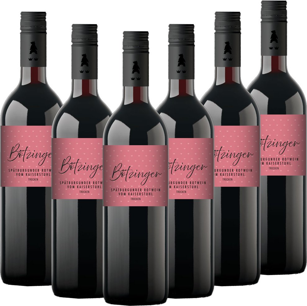 Thumbnail - Der Bötzinger - Spätburgunder Rotwein QbA trocken - 6er Karton