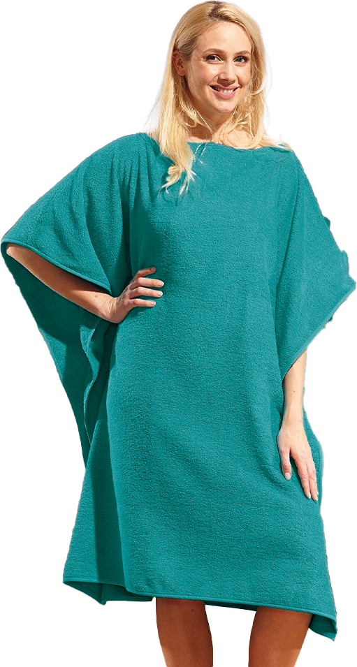 XL-Badetuch-Poncho 2 in 1