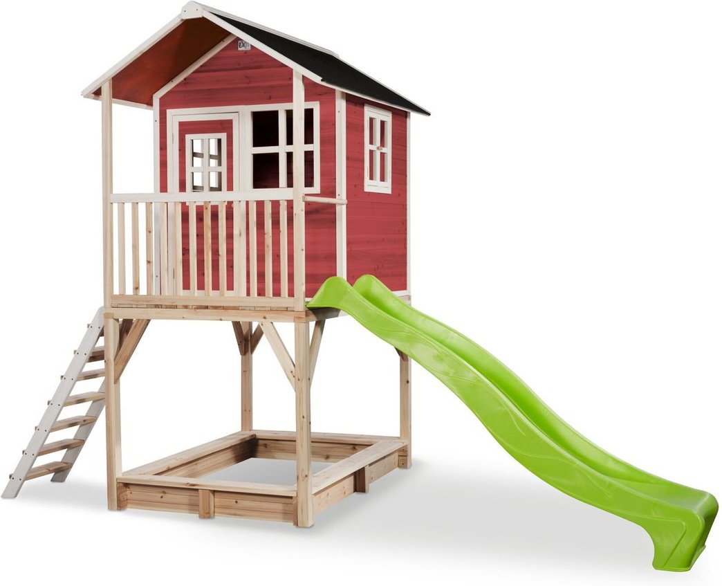 EXIT Loft 700 Holzspielhaus - rot