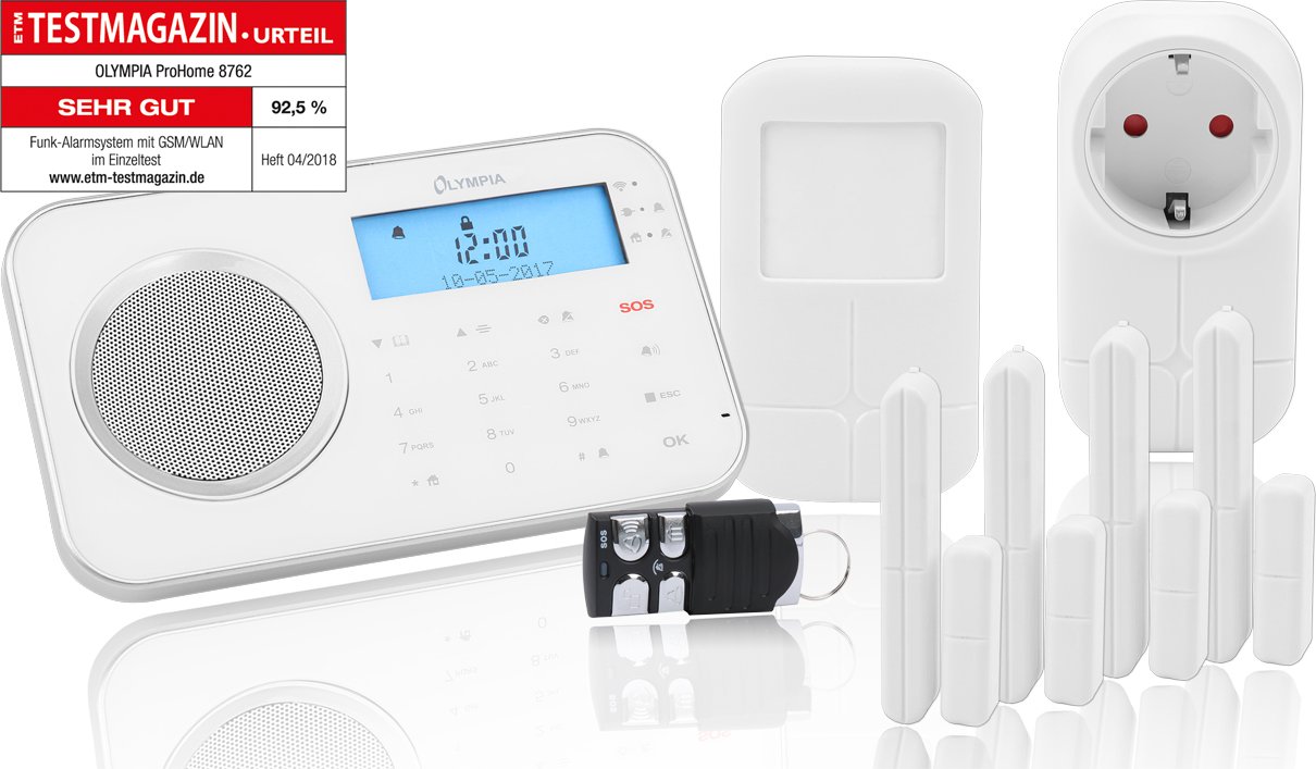 Alarmanlage OLYMPIA ProHome 8762