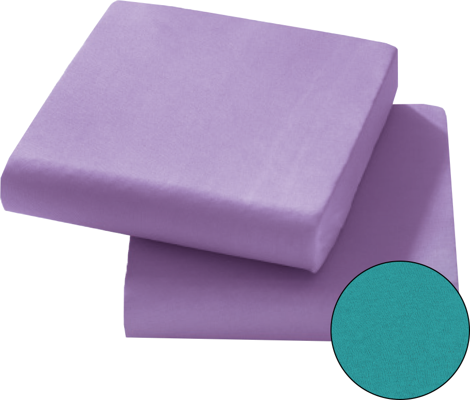 Thumbnail - Jersey-Spannbetttuch 2er-Pack - je ca. 90 - 100 x 200 cm