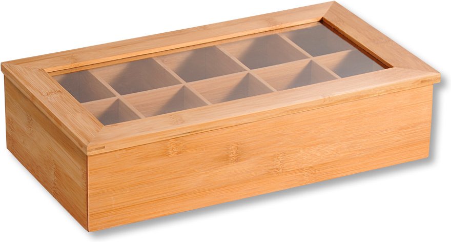 Thumbnail - Teebox, Bambus mit 10 Fächern