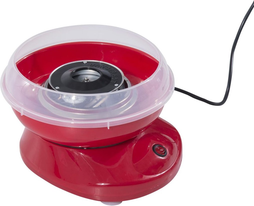 Zuckerwattemaschine Zuckerwattegerät Zuckerwatte Maschine (Modell 1/Rot)
