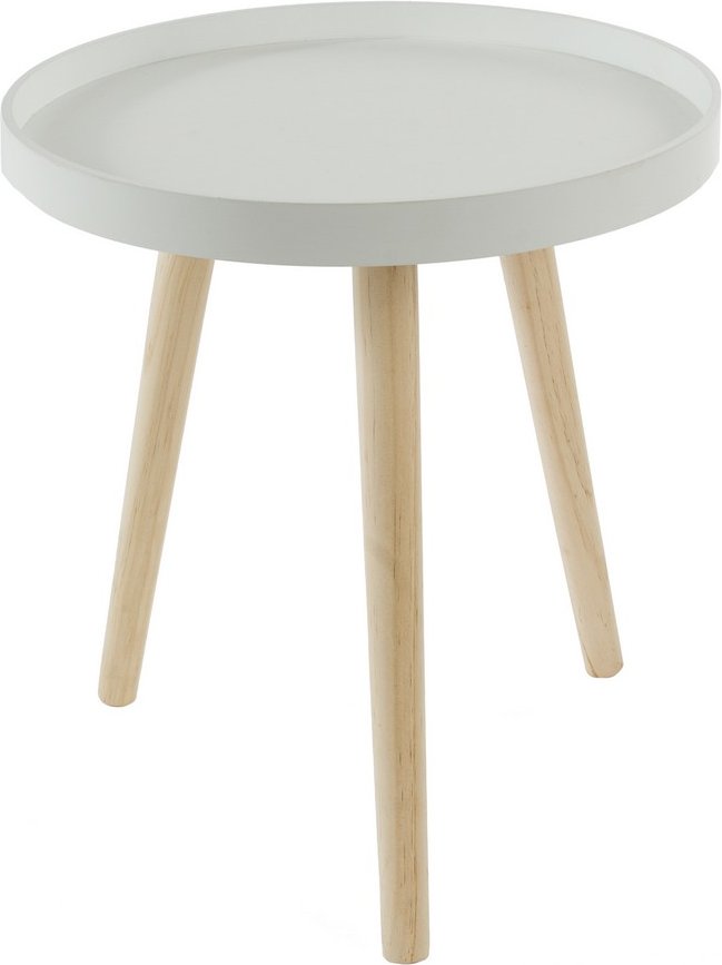 My Flair Beistelltisch "Lieke", weiß - FSC 100%