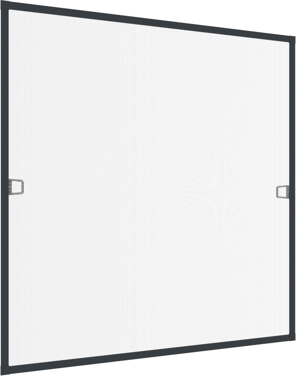 Insektenschutz Plus Rahmen Fenster 100x120cm Anthrazit