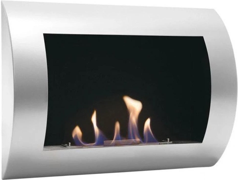 Ozean Wandkamin, Edelstahl, H45xL60xB13 cm, 1,75 kW, 1,5–2,5h Brenndauer