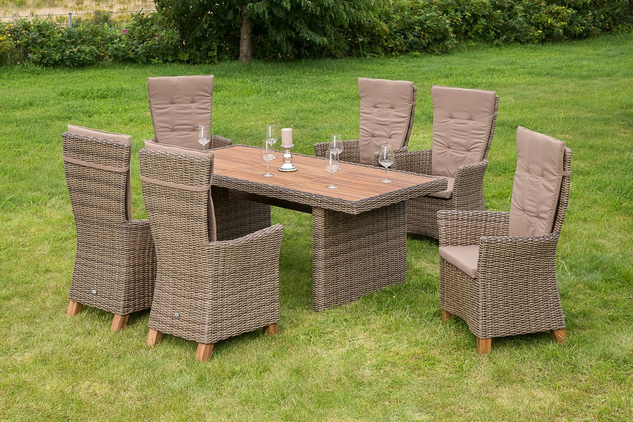 Toskana Set 13tlg. Tisch 185x90 cm