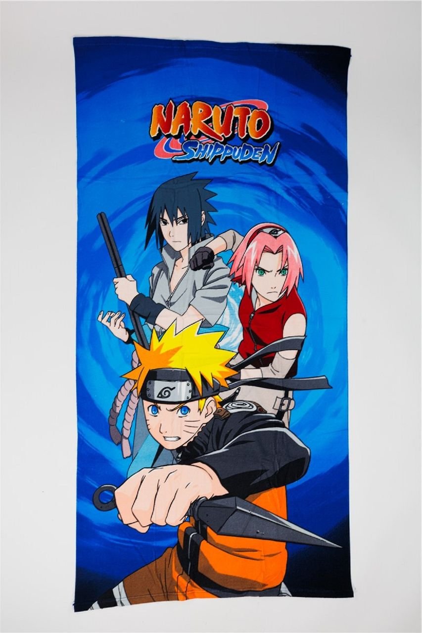 Naruto Strandtuch – 70x140 cm, 100% Polyester für den perfekten Strandtag