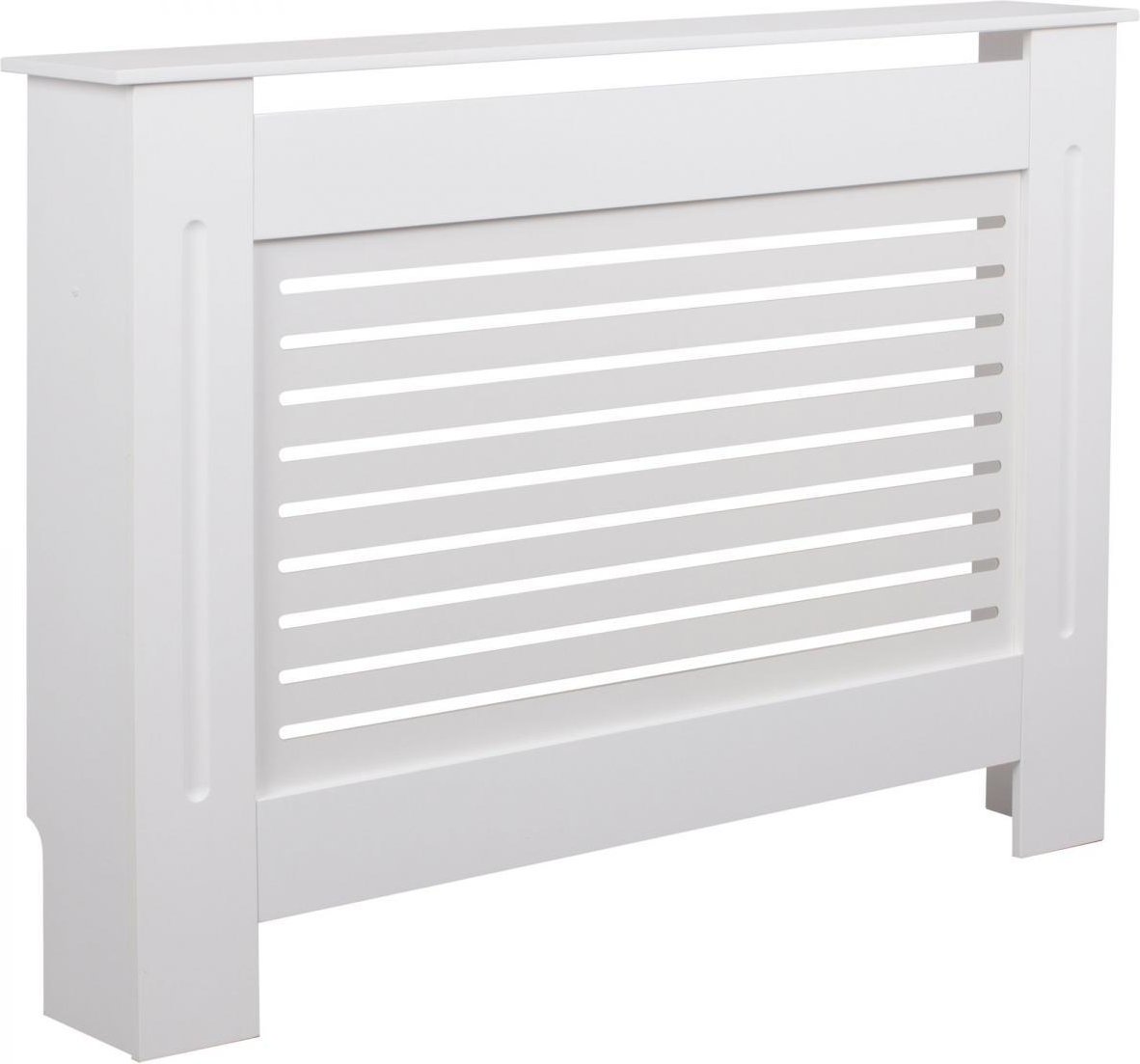 Design Heizkörperverkleidung Weiß 112x82x19 cm
