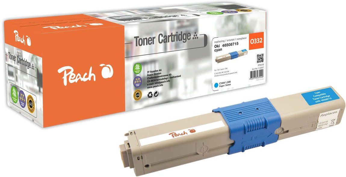 Tonermodul cyan ersetzt Oki 46508715