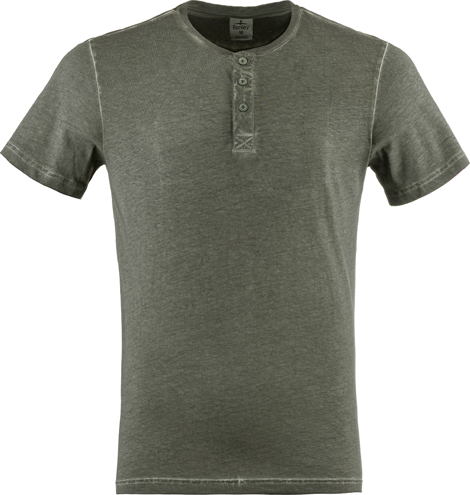 Henley-Shirt, für Herren