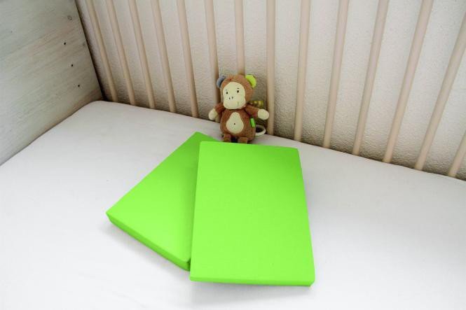 Kinder Jersey Spannbetttuch 2er Set 70x140 cm, Farbe grün