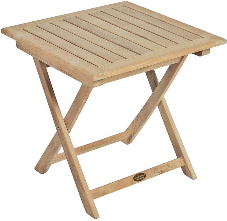 Beistelltisch SOLO, quadratisch, Teak