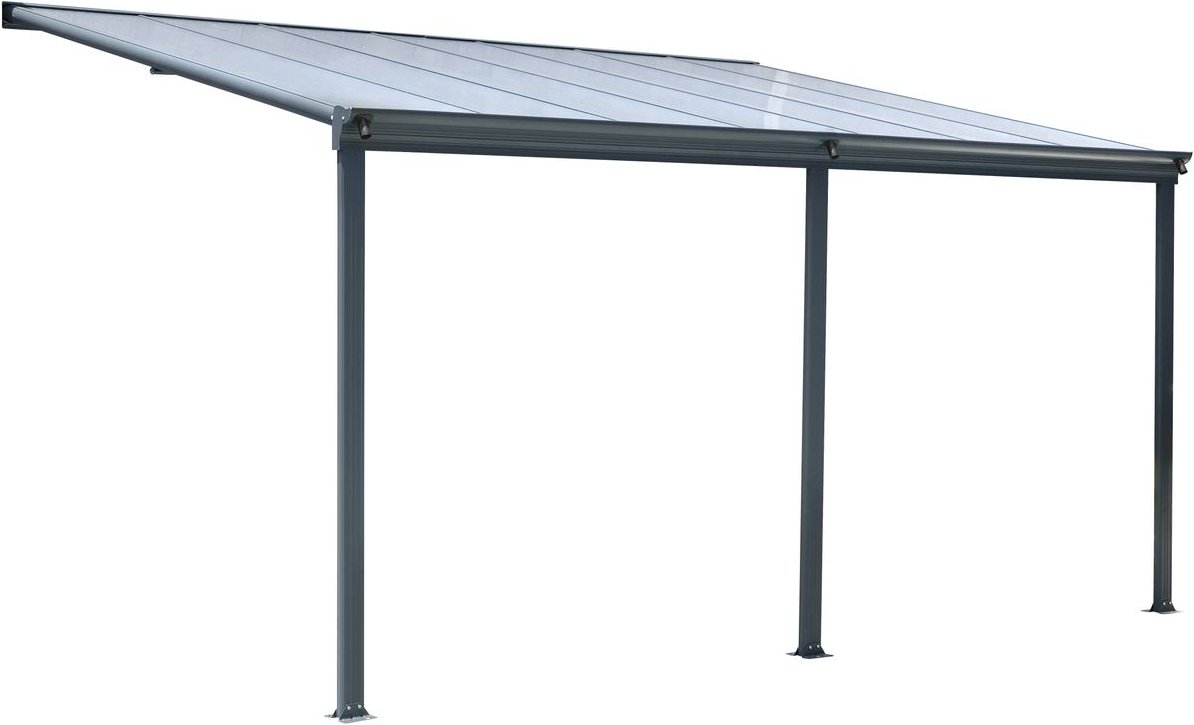 Terrassendach/Veranda, ca. 434 x 303 x 258 cm - Anthrazit