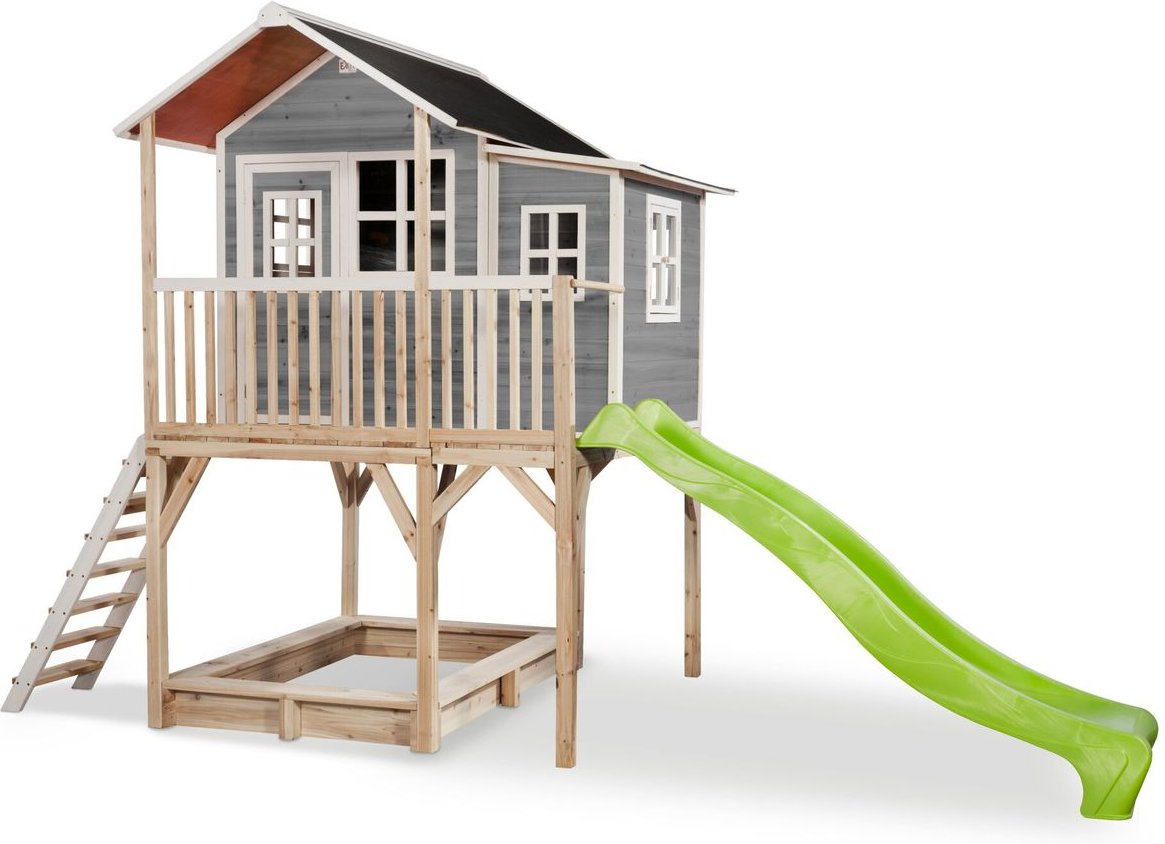EXIT Loft 750 Holzspielhaus - grau
