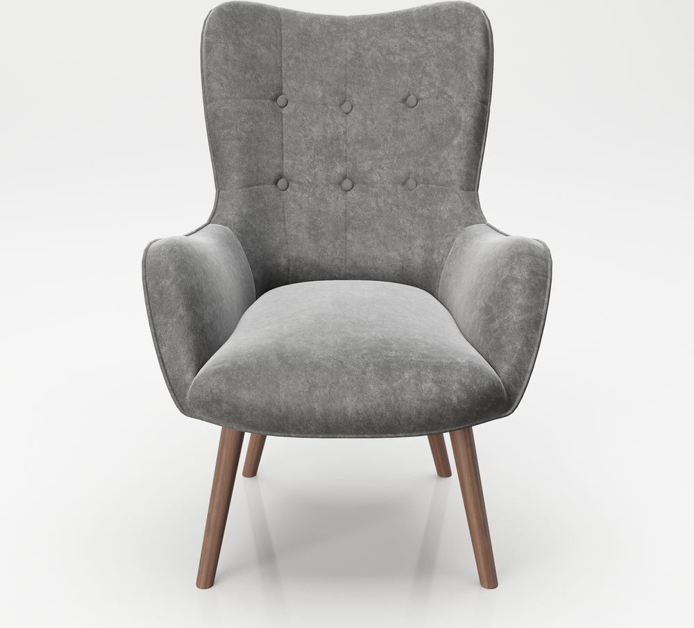 Ohrensessel BRIDGET Grau