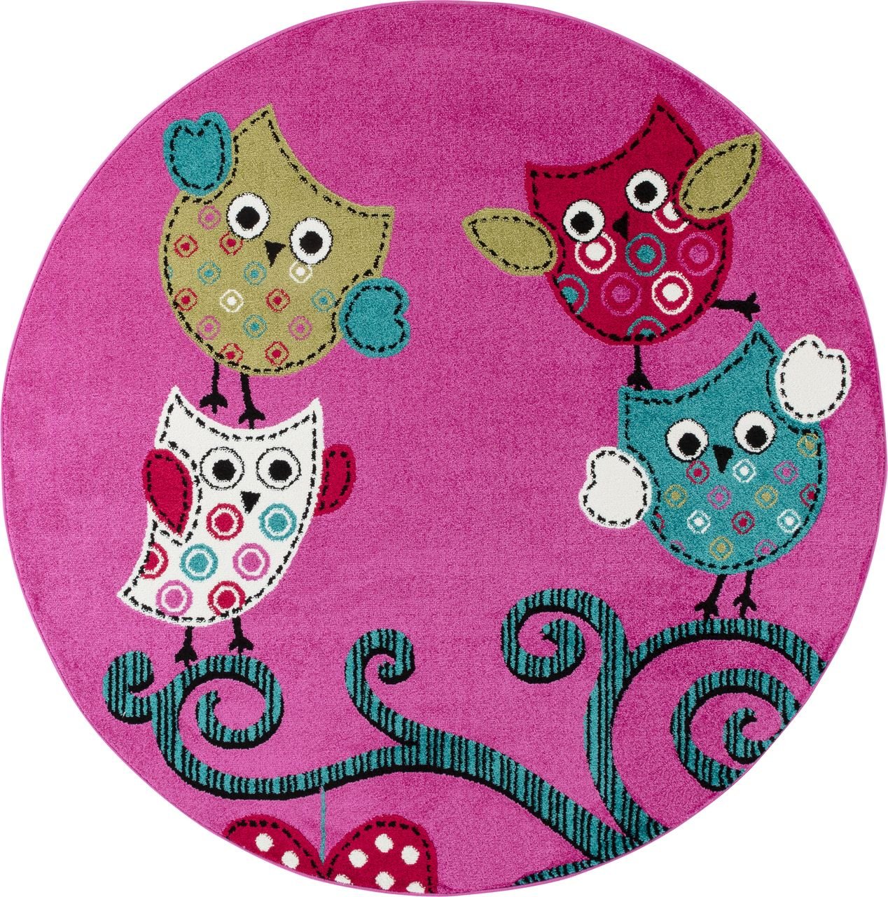 Teppich, KIDS 0420, LILA, 120 x 120 cm