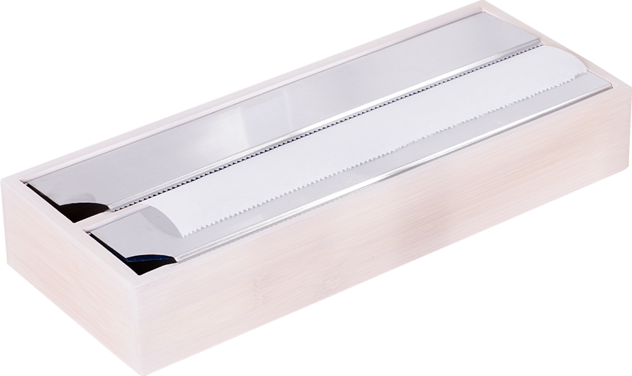 Bambus Aufbewahrungen "Weiß-lasiert"