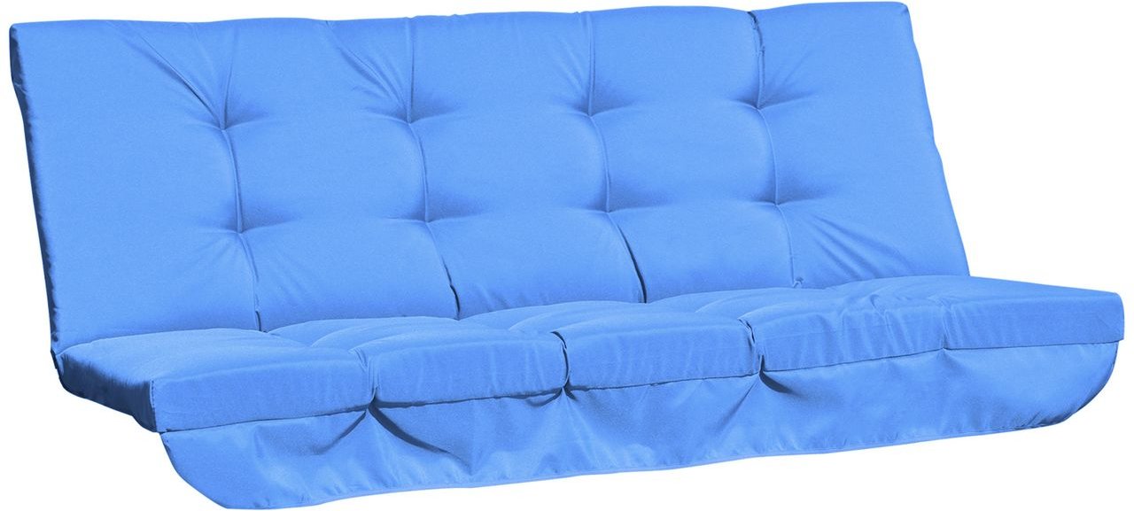 Auflagen-Set für Hollywoodschaukel 170 cm Stuhlkissen Schaukelauflage Sitzkissen Gartenschaukel Gartenpolster Rückenkiss...