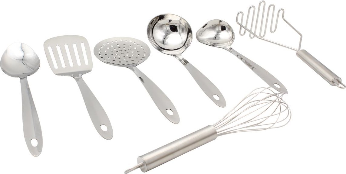 Edelstahl Küchenhelfer, 6-teilig