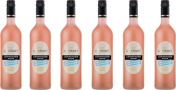 Edition Gourmet Lemberger Rosé 0 % Vol. entalkoholisiert 0,75l 6er Karton