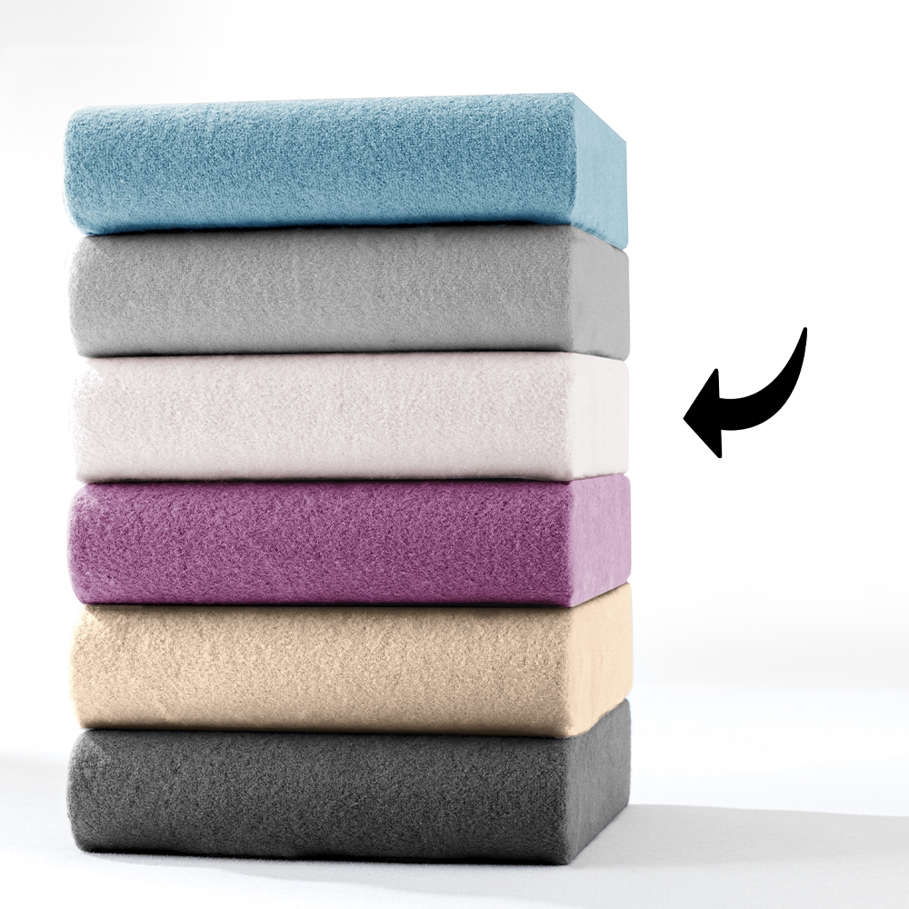 Teddy-Flausch-Spannbetttuch - ca. 180 - 200 x 200 cm