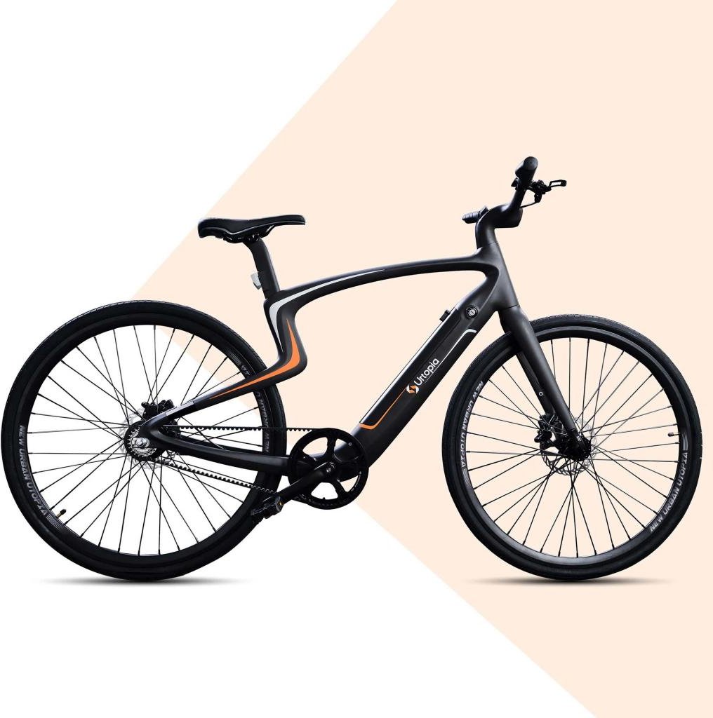 Thumbnail - Urtopia Smartes Carbon E-Bike Sirius Gr. M 35Nm Blinker Anti Diebstahl Navi App Sprachsteuerung