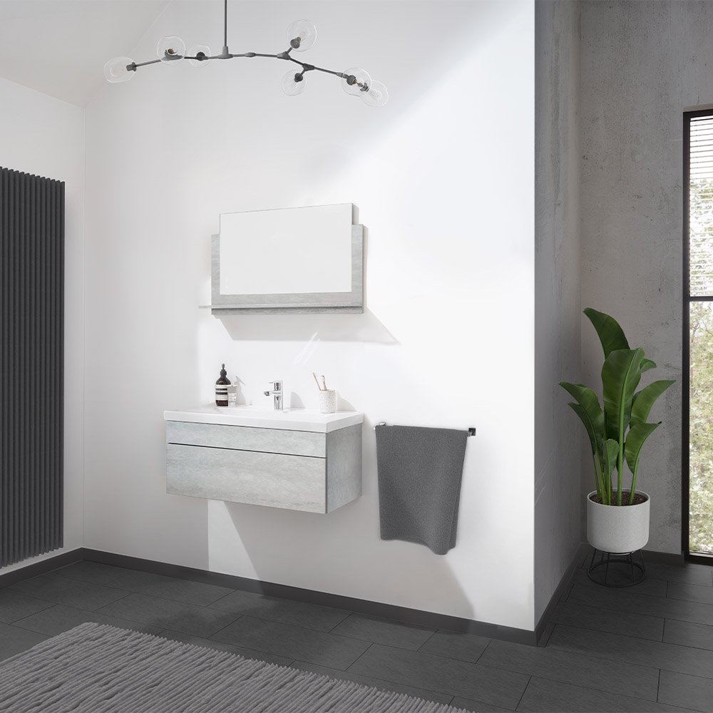 Badmöbel WANGEROOGE BIG - M Grau