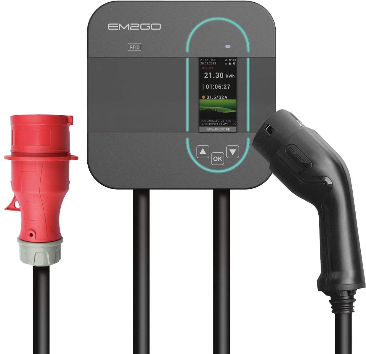 EM2GO EV-Ladestation „Home“ 11kW