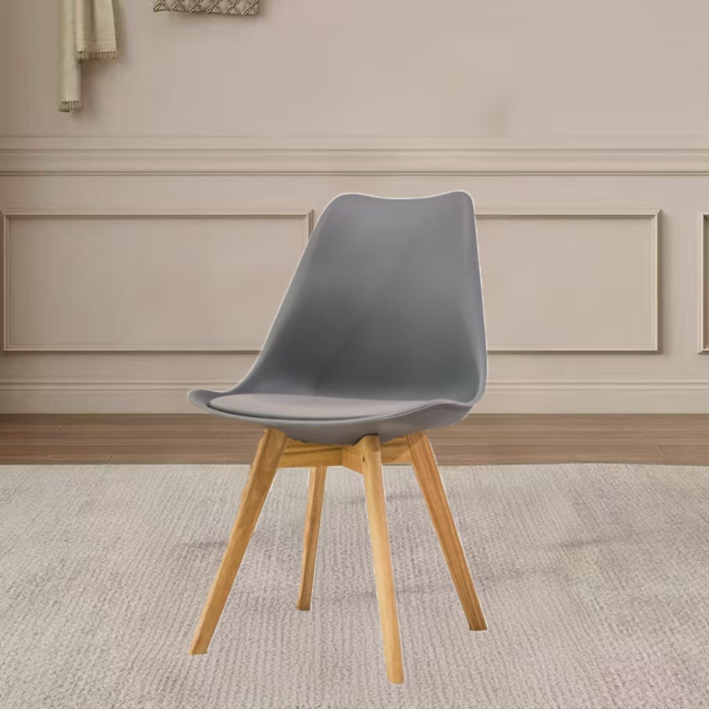 Barstuhl/Esszimmerstuhl 2er Set Design Stühle aus Holz, Ca. 58 x 48 x 105cm - Weiß