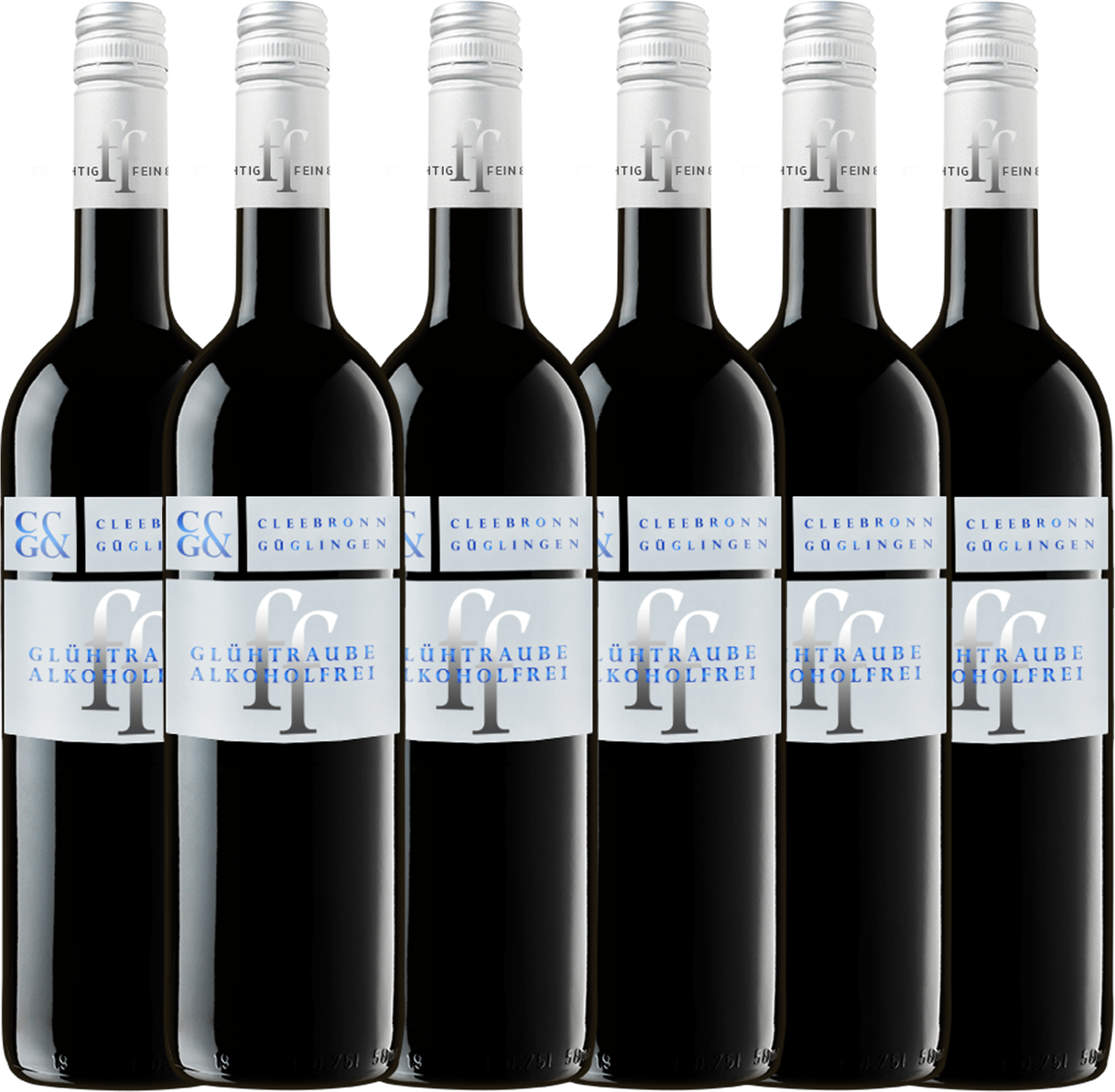 GLÜ "fein & fruchtig" Glühtraube entalkoholisiert 0,75L 6er Karton