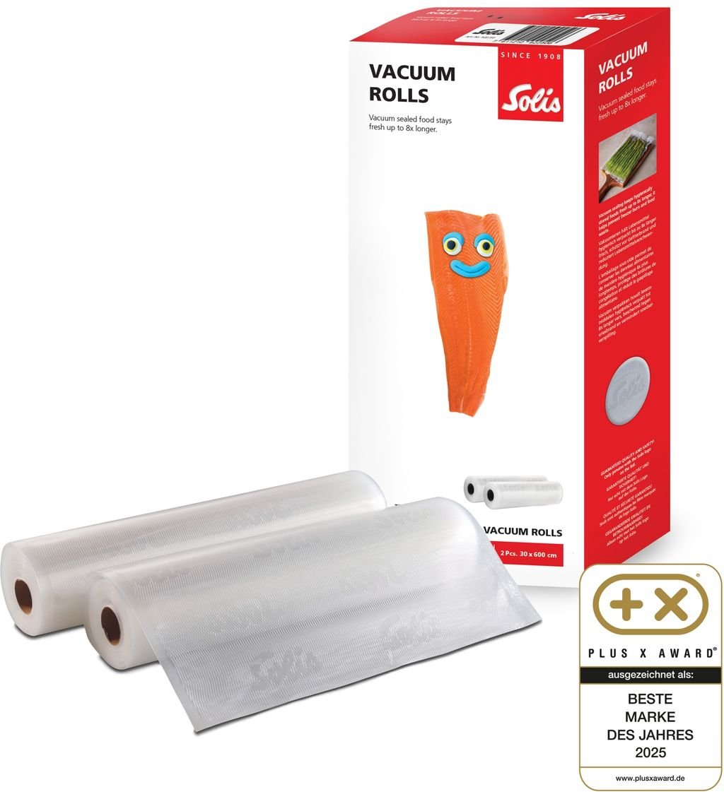 Thumbnail - Solis Vakuumierfolien 2 Rollen 30x600 cm transparent