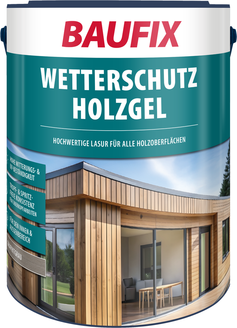 Wetterschutz-Holzgel graphitgrau