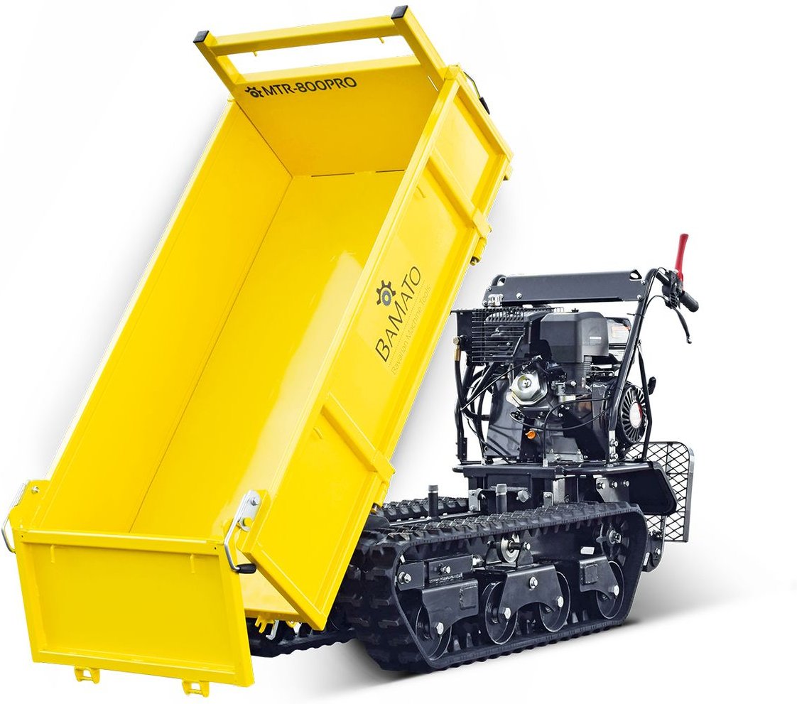 Mini Raupendumper MTR-800PRO mit Kipphydraulik und Trittbrett