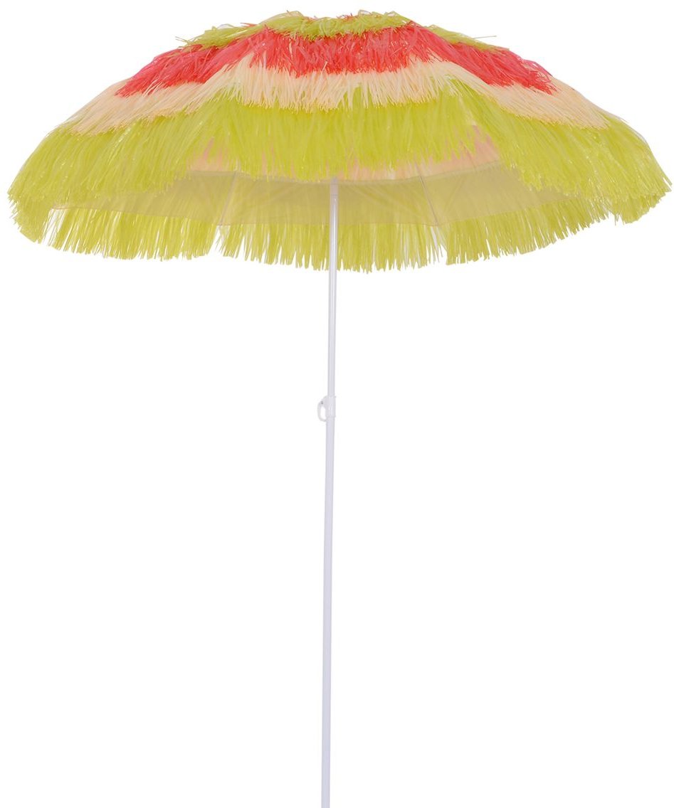 Sonnenschirm Hawaiischirm Strandschirm Partyschirm in vers. Farben (Hawaiischirm/Ø160cm/bunt)
