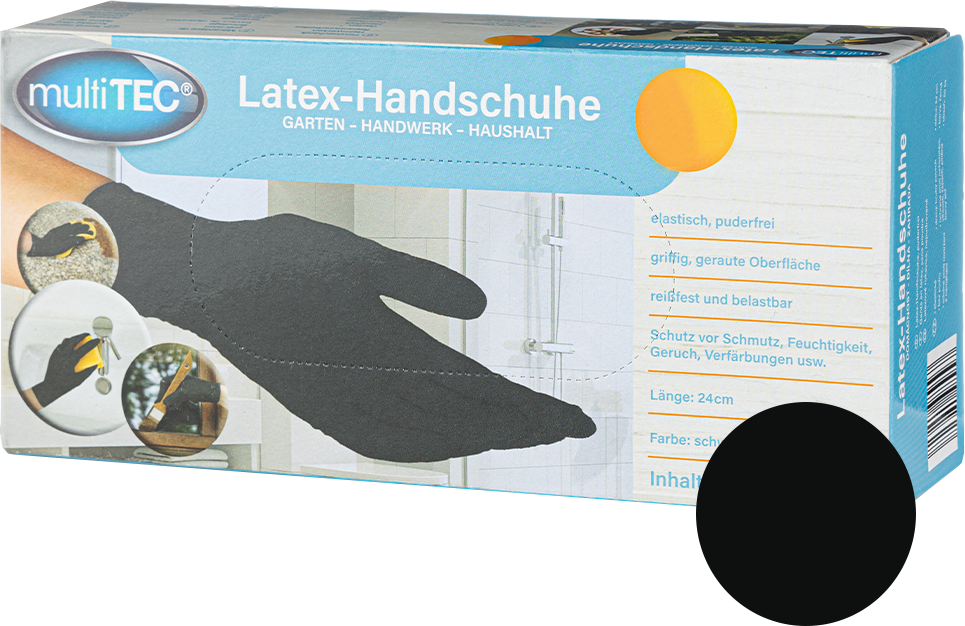 Puderfreie Latex-Handschuhe 50er
