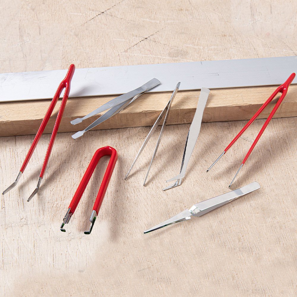 Präzisions-Pinzetten - 7tlg.