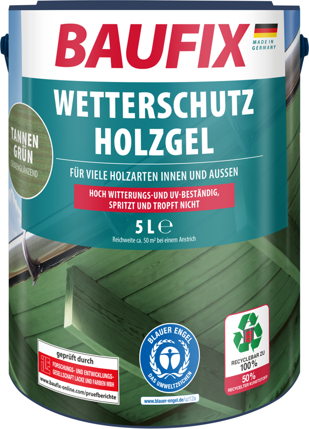 Wetterschutz-Holzgel Tannengrün