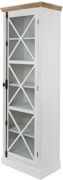 Vitrine "Florence", mit Glastür