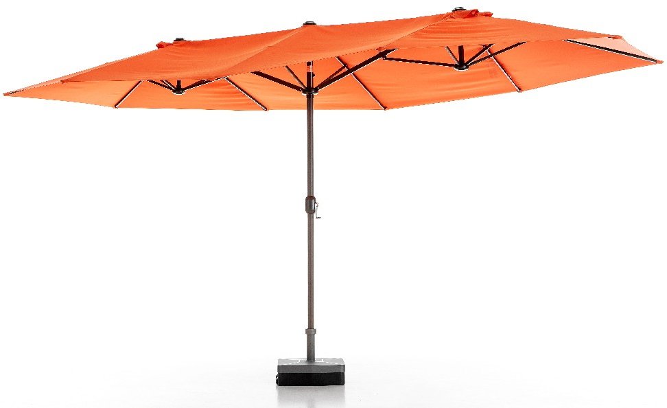 XXL-Oval-Sonnenschirm, ca. 4,6 x 2,7 m- Terra