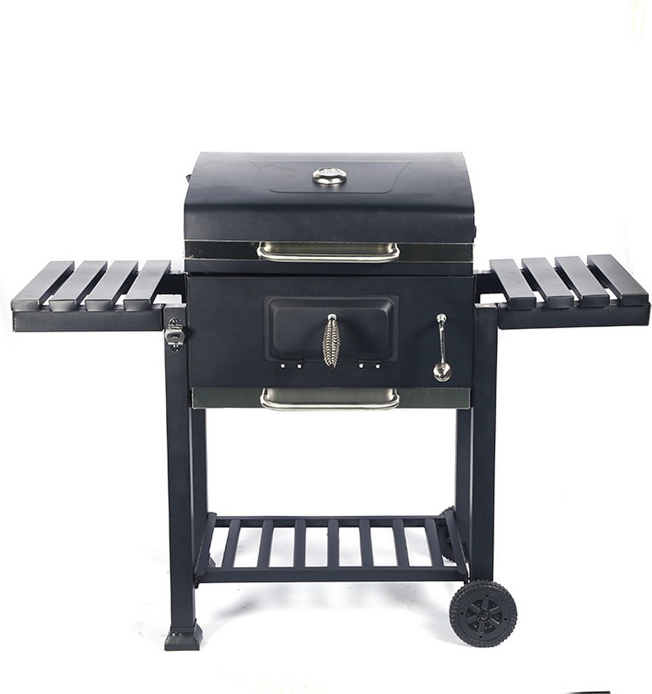 Grillwagen Dallas XL, ca. 138 x 61,5/67 x 106 cm - Schwarz