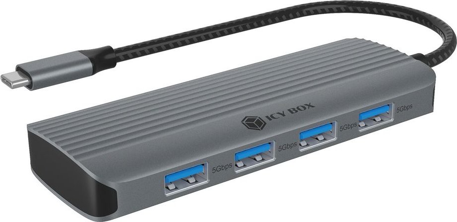 IB-DK4022a-CPD, 6 in 1 Docking station, 1x HDMI 4K60Hz, 4x USB Type-A, 1x USB Type-C PD 3.0 100W