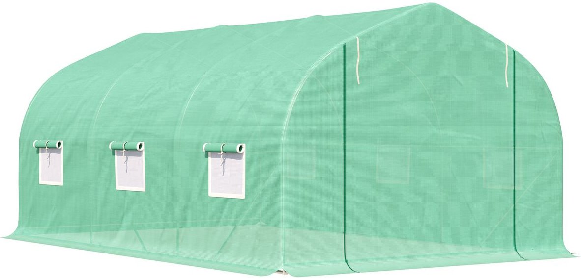 Foliengewächshaus Giebeldach 450 × 300B × 200H cm