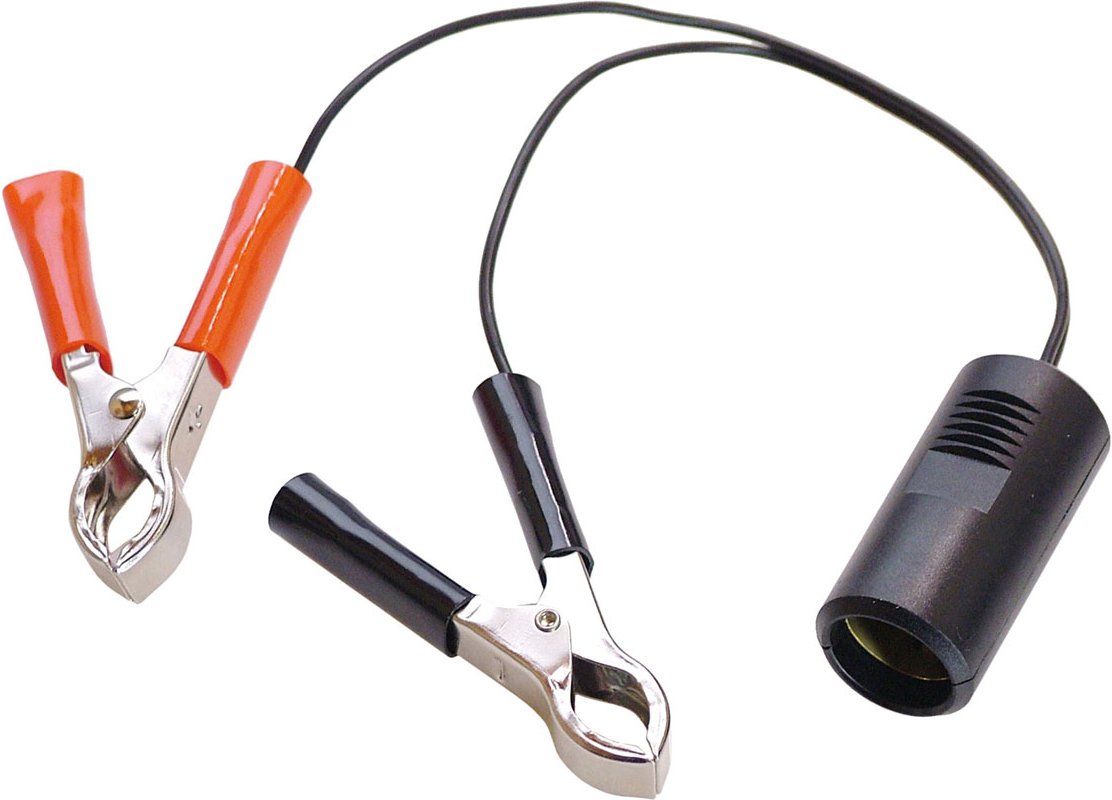 Batterieadapter mit Zigarettenanzünder 12 V oder 24 V 1 m Zuleitung