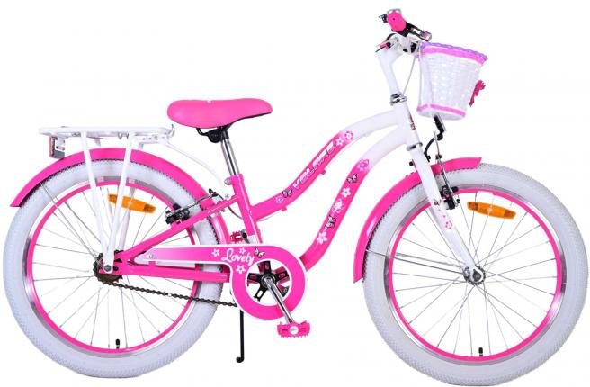Lovely Kinderfahrrad - Mädchen - 20 Zoll - Rosa Zwei Handbremsen