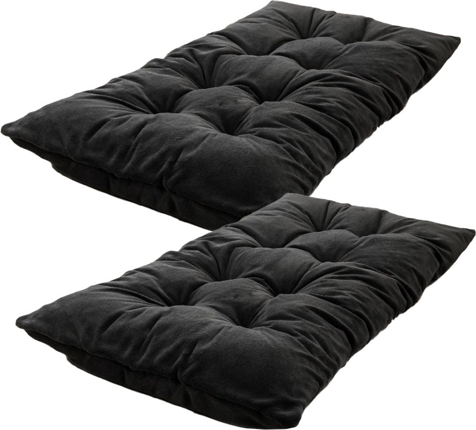 Chillkissen 2er Pack, ca. 70 x 120 cm, Schwarz