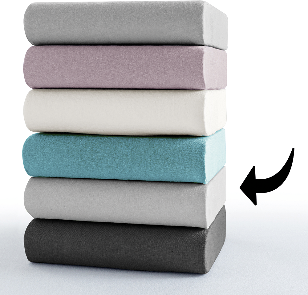 Interlock Doppeljersey-Spannbetttuch - ca. 140 - 160 x 200 cm