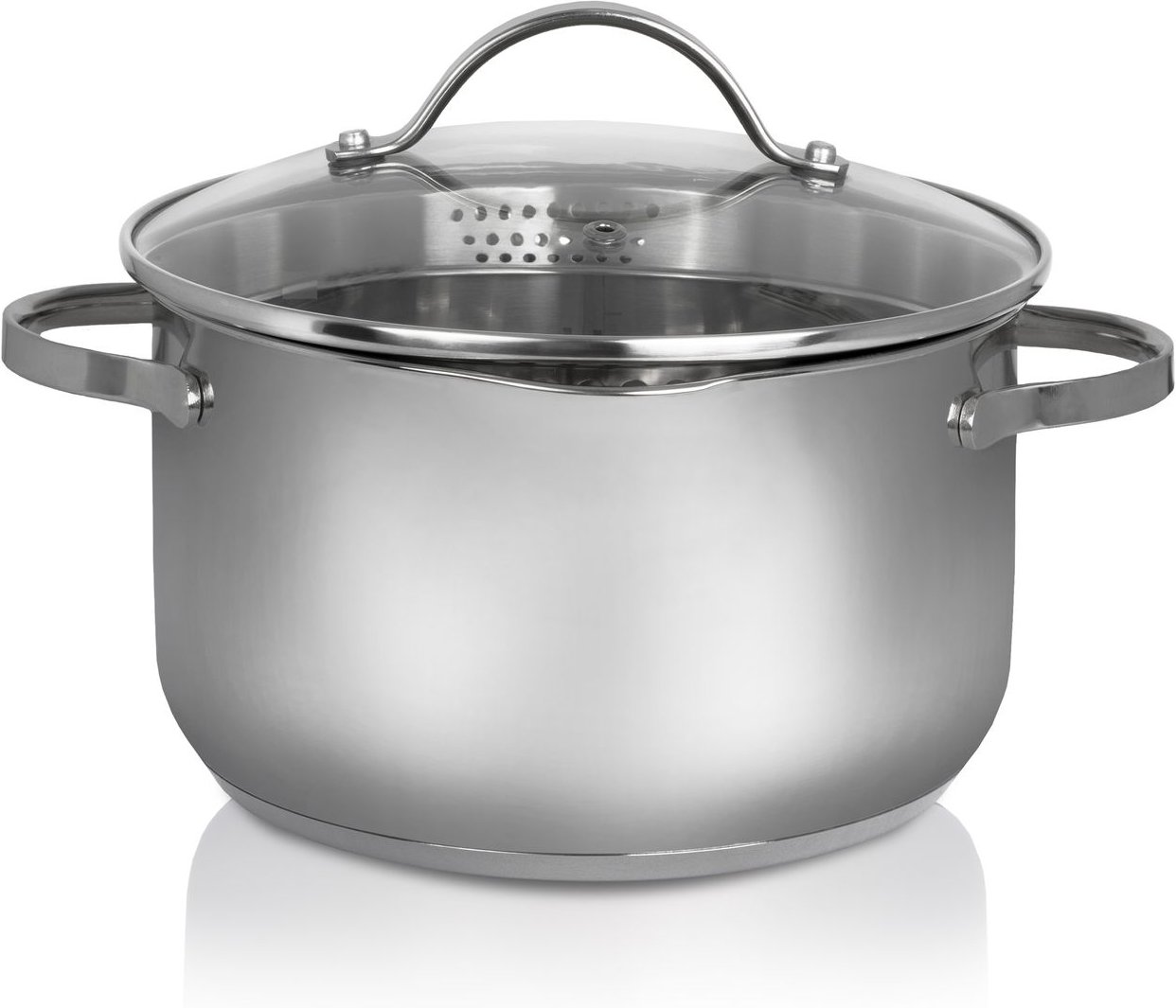 Thumbnail - Edelstahl Fleischtopf mit Ausguss, 24 cm