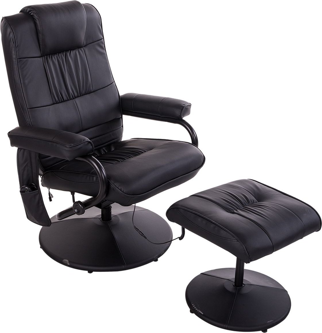 Massagesessel Relaxsessel Fernsehsessel TV Sessel Schwarz 77 x 84 x 95 cm