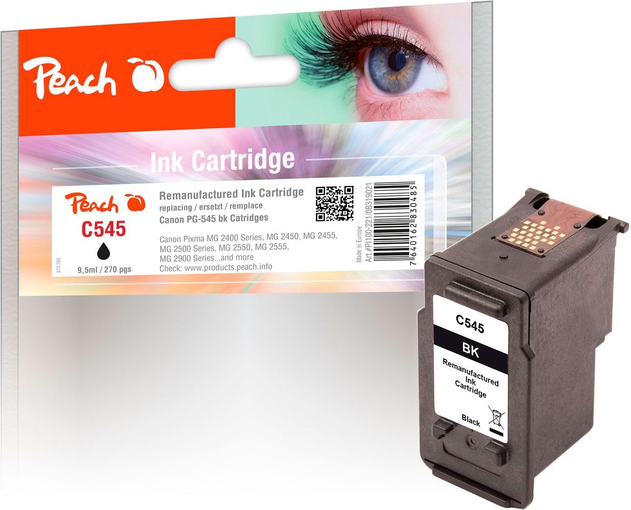 Druckkopf schwarz ersetzt Canon PG-545BK